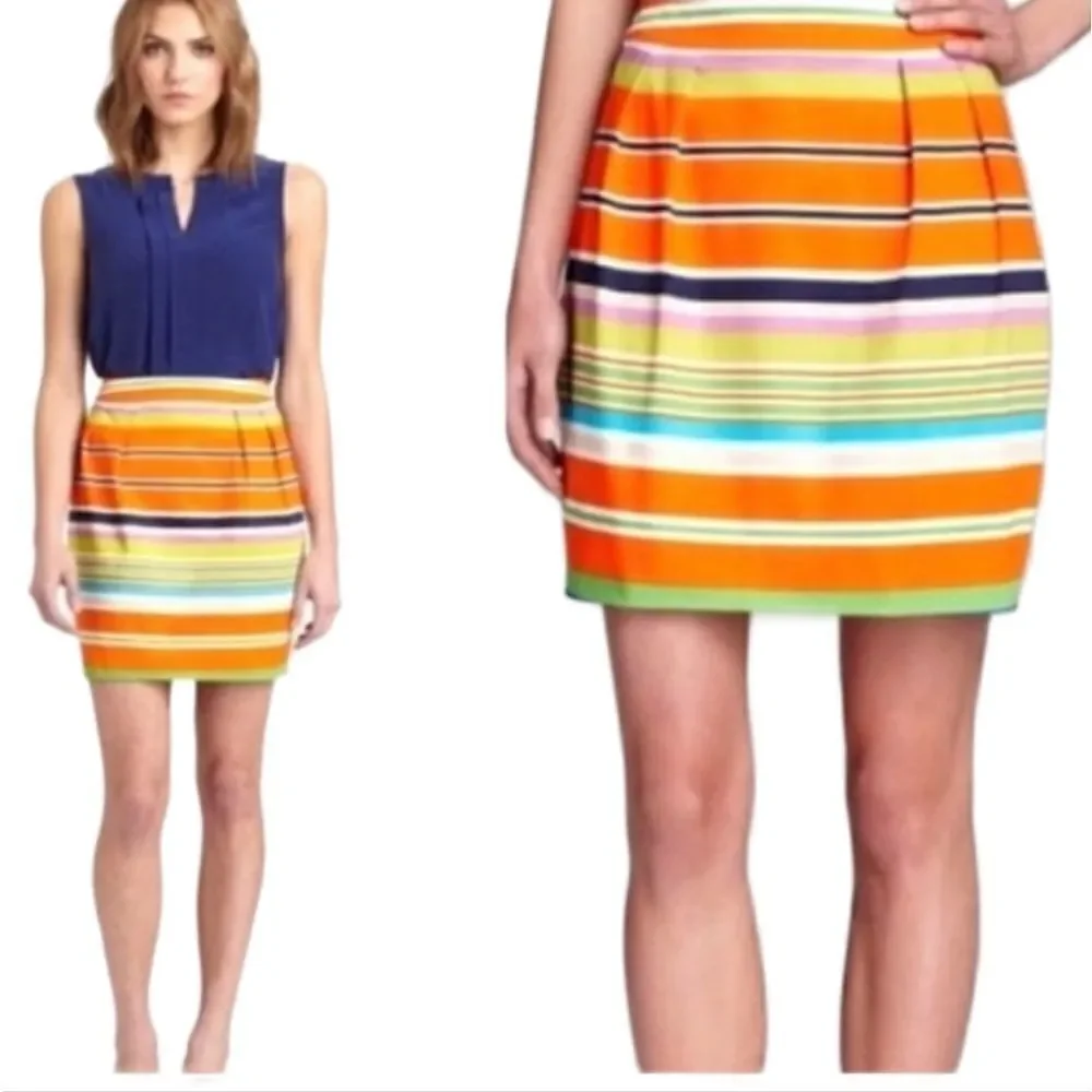 Kate spade Striped Mini skirt  sz 0
